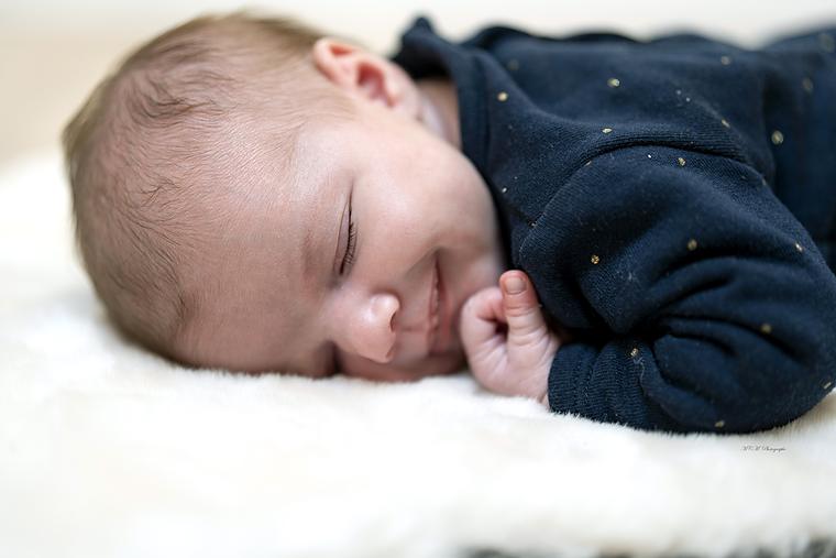 Détail de chaussons, séance naissance