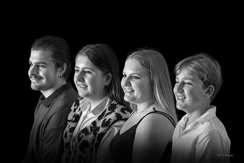 Portrait de famille, plusieurs générations