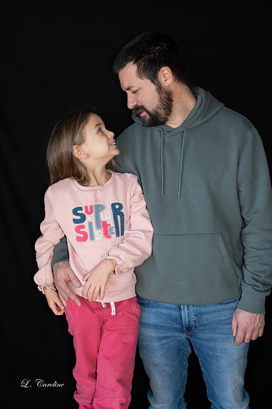 Papa et sa fille